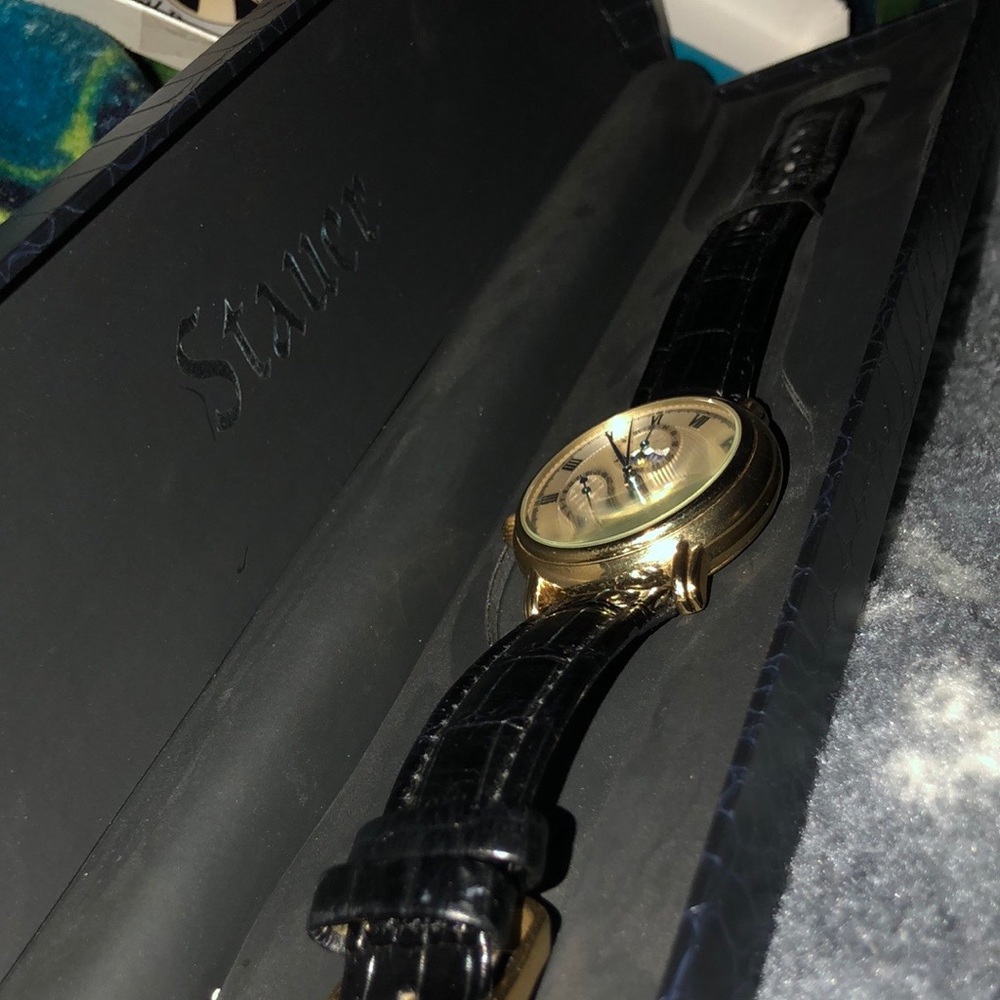 Stauer gold watch